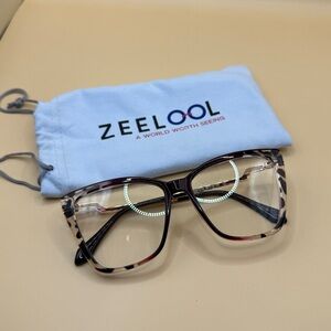 Zeelool Women's Leopard Print Glasses